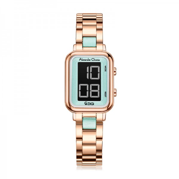 Alexandre Christie AC 9401 Rosegold Green Digital LHBRGLE